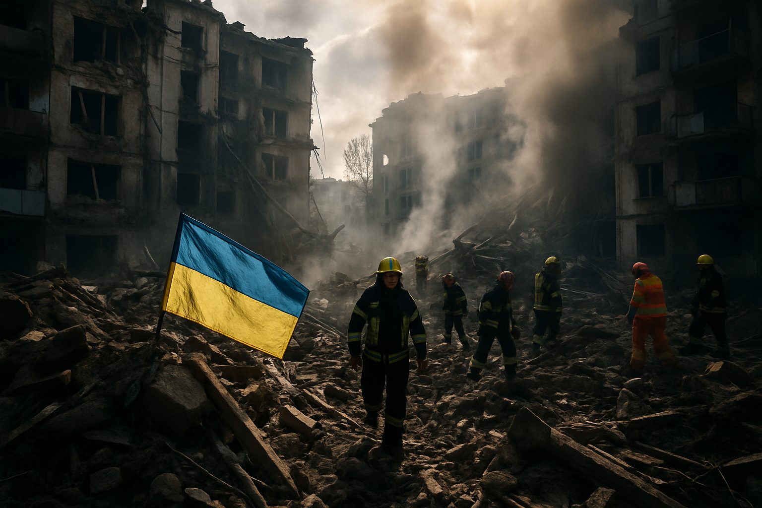 Russia Launches Massive Assault on Ukraine with Over 300 Drones and Missiles, Escalating Conflict as Peace Talks Remain Suspended