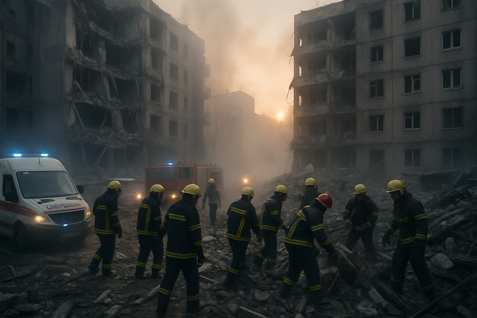 Russia Launches One of Largest Nighttime Assaults on Ukraine This Year, Killing At Least 8 in Dnipro