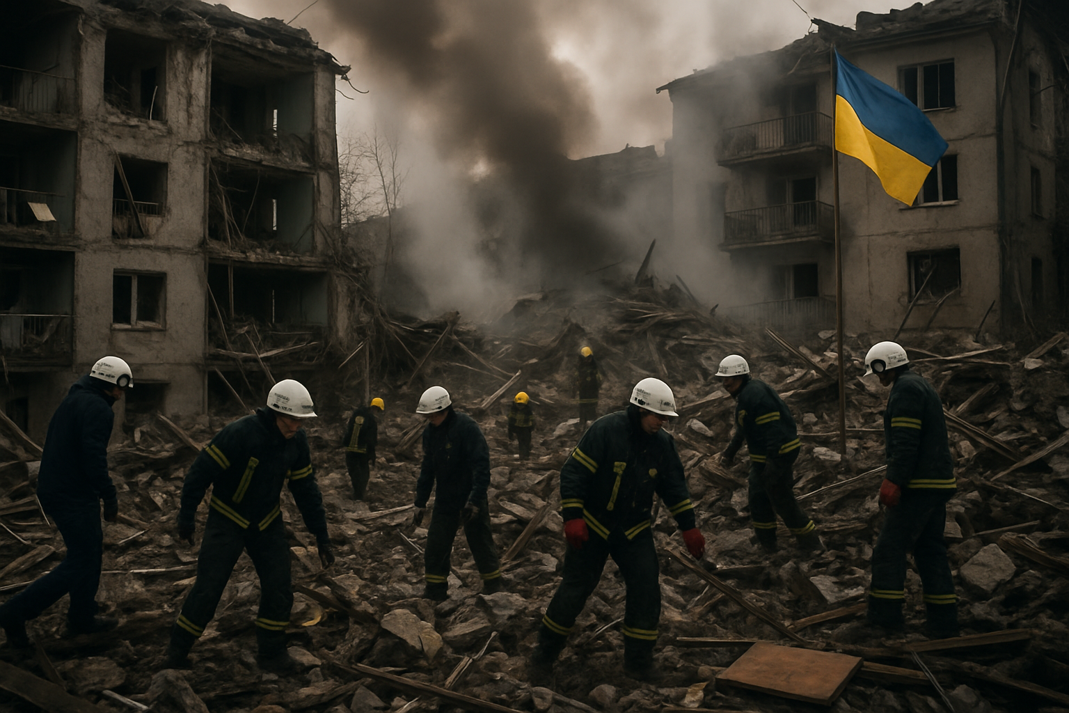 Russia Unleashes Deadly Assault on Ukraine with Over 600 Drones and Missiles, Killing Several in Dnipro