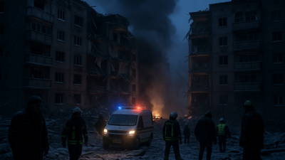 Russia Resumes Massive Attacks on Ukrainian Cities as Energy Infrastructure Targeted Amid Arctic Freeze