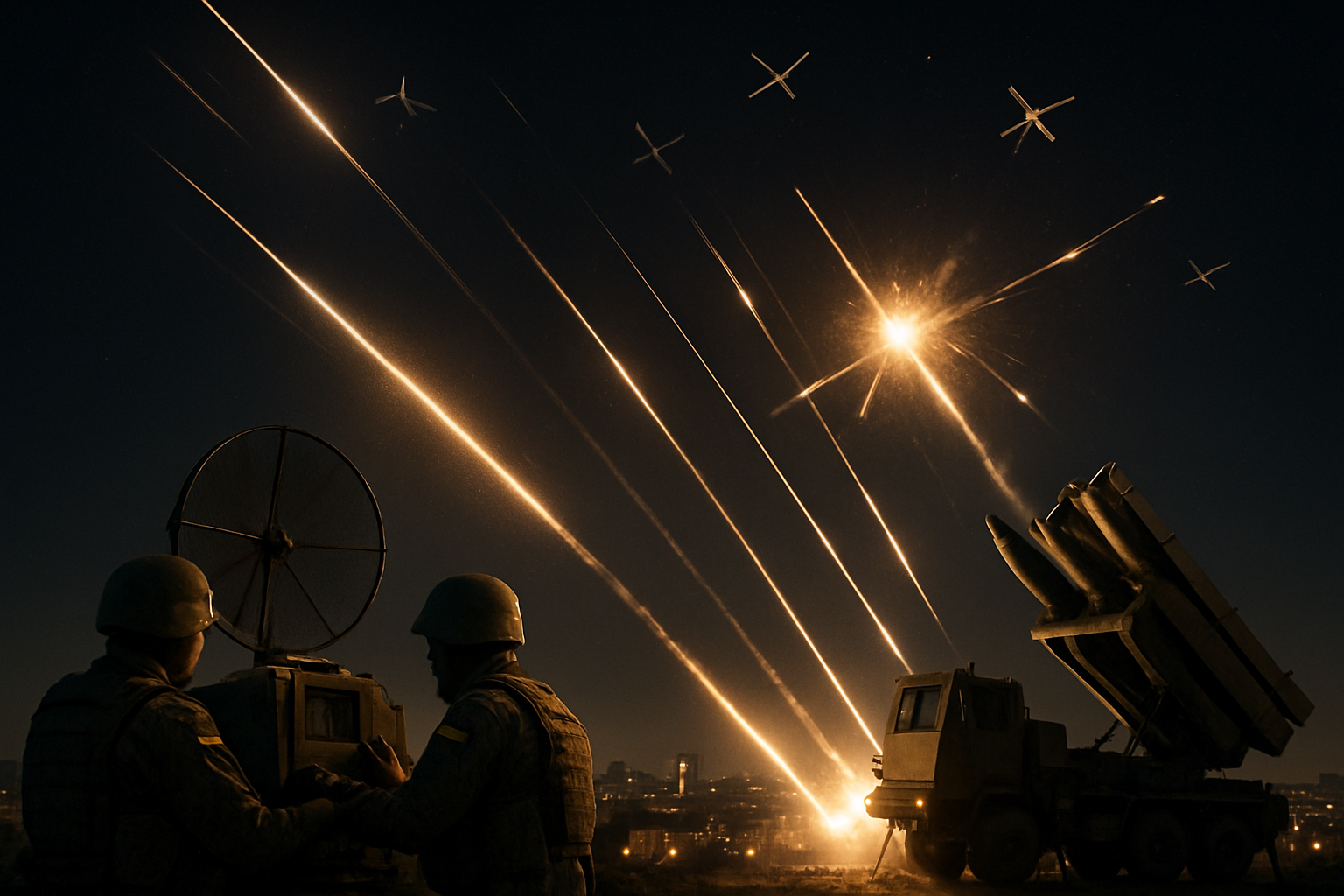 Russia Unleashes Massive Drone Assault as Ukraine Strikes Back at Strategic Targets