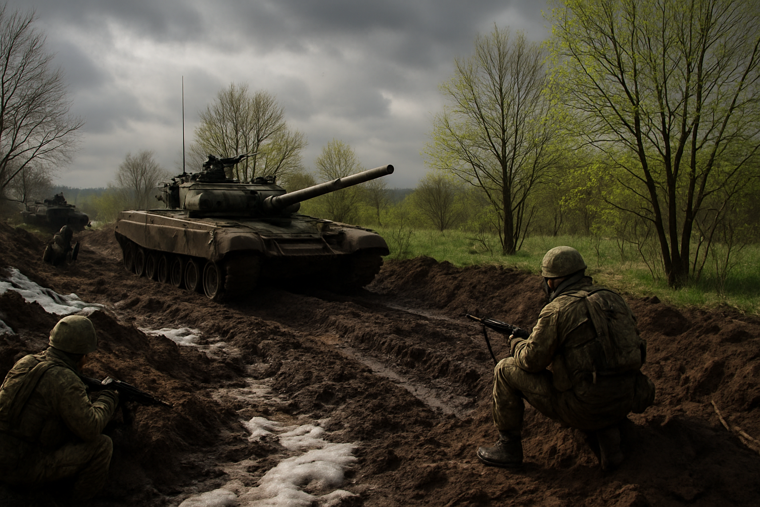 Russia Prepares Spring Offensive as Ukraine War Diplomatic Breakthrough Stalls