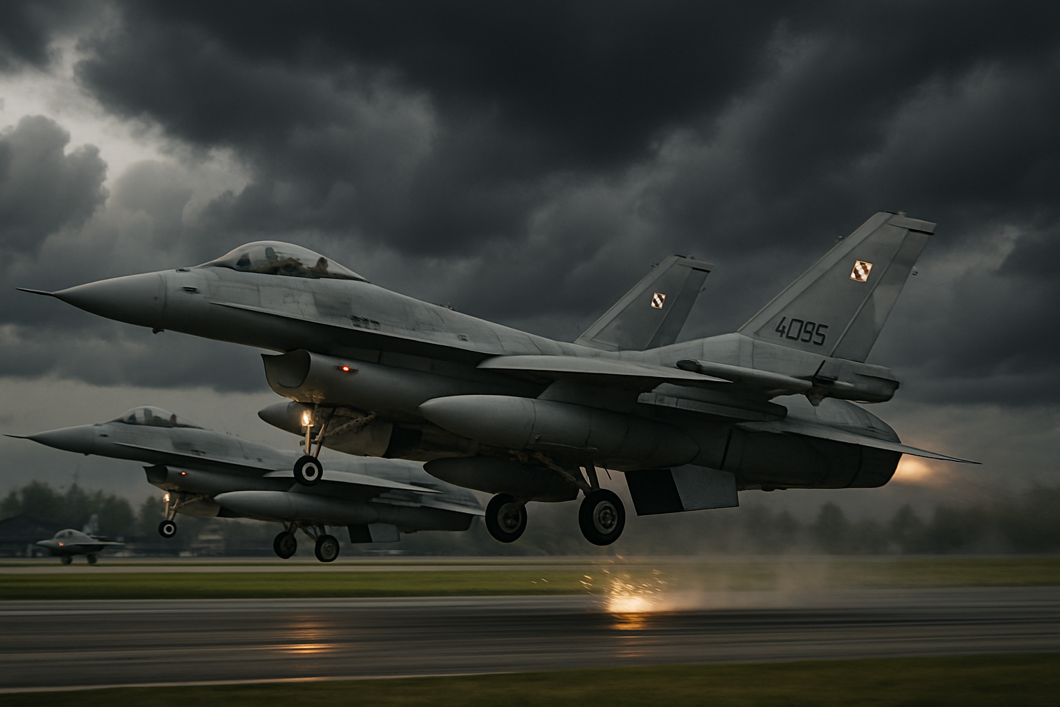 Russian Forces Launch Massive Attacks on Ukraine as Poland Scrambles Jets in Response to Border Threats