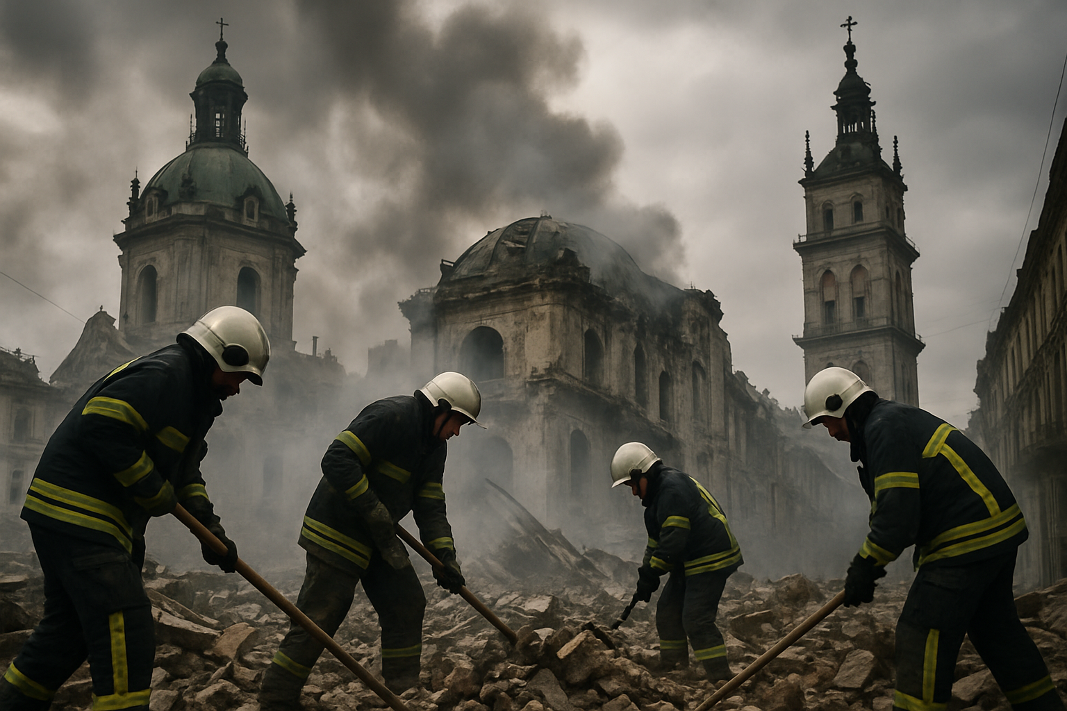 Russian Drone Attacks Target UNESCO Sites in Lviv as Civilian Casualties Mount Across Western Ukraine