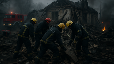 Russian Drone Strike Kills Father and Three Children in Eastern Ukraine