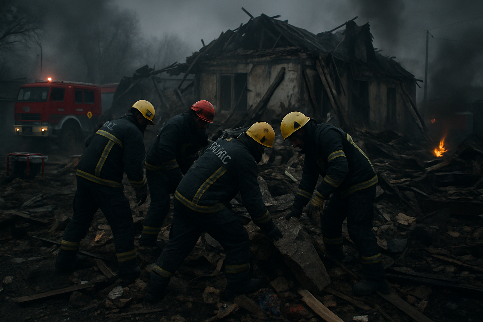 Russian Drone Strike Kills Father and Three Children in Eastern Ukraine