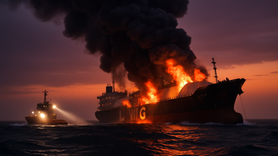 Russian LNG Tanker Arctic Metagaz Sinks in Mediterranean After Ukrainian Drone Attack