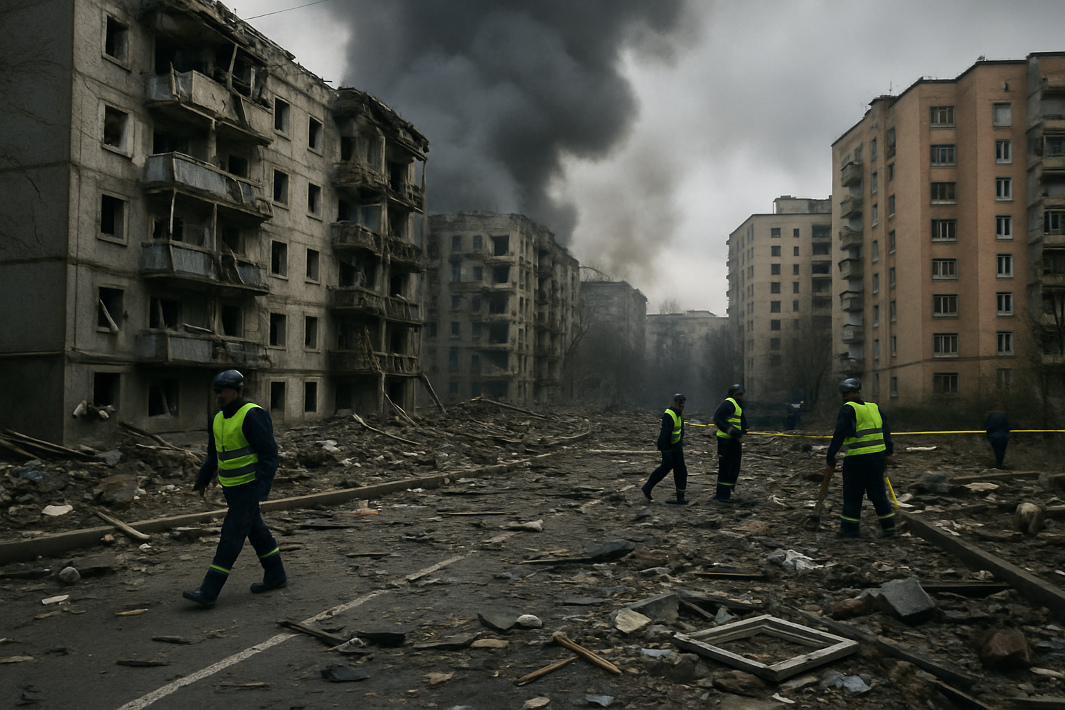 Russian Strikes Kill 16 Across Ukraine in Deadliest Attack This Year