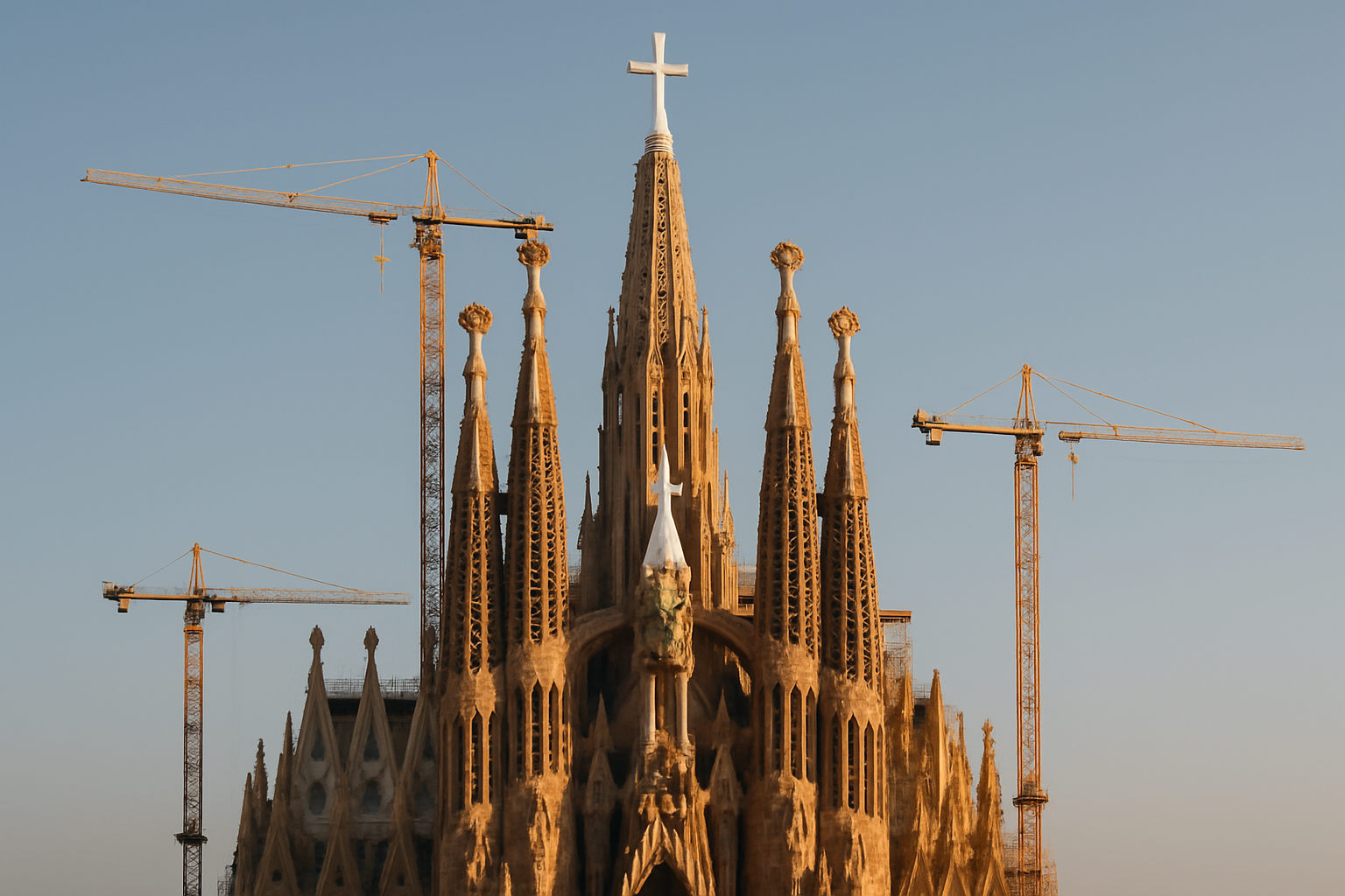 Barcelona's Sagrada Familia Touches the Sky: Historic Basilica Reaches Maximum Height After 144 Years of Construction