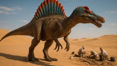 Scientists Discover 'Magnificent' 13-Meter Spinosaurus with Colorful Crest in Sahara Desert