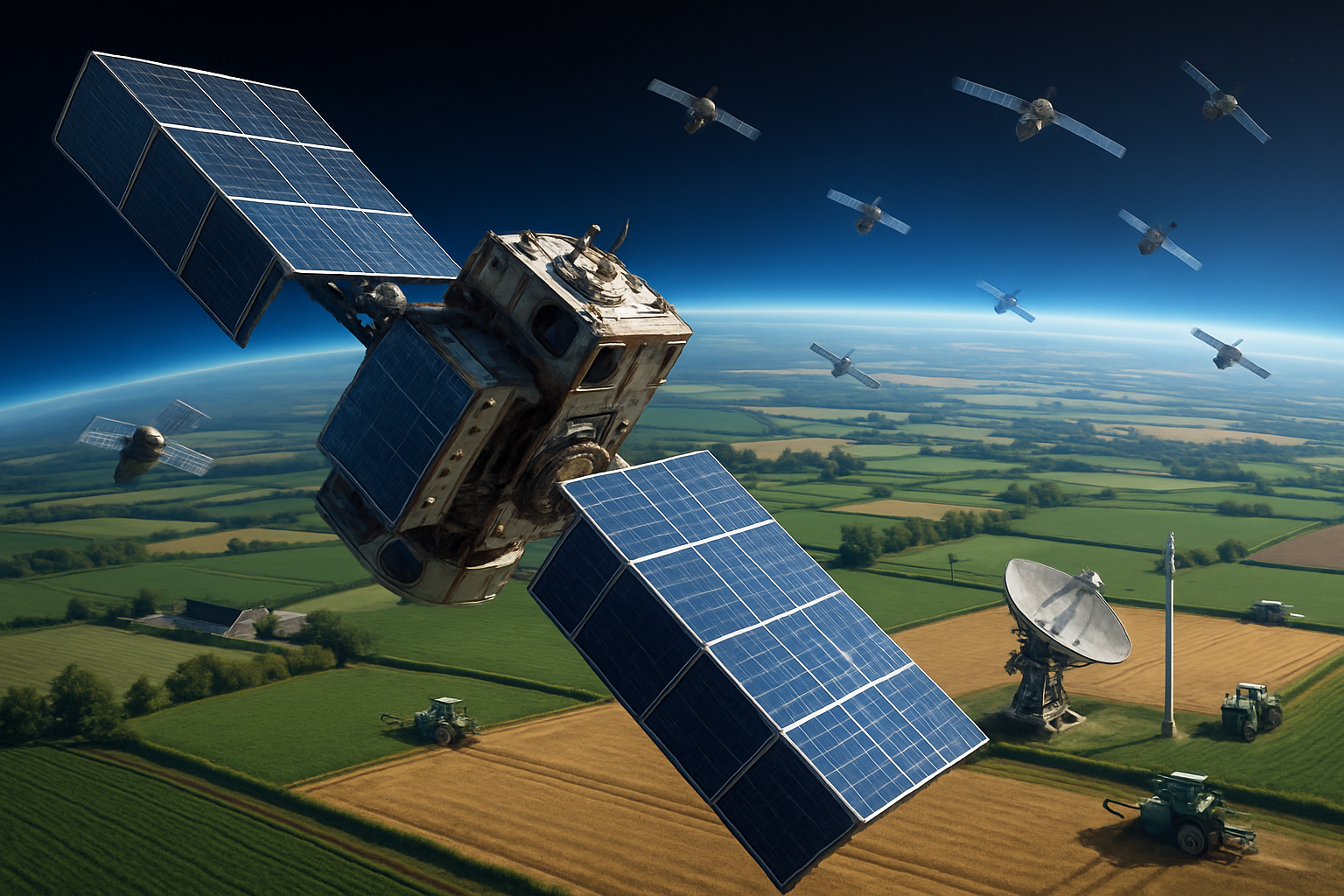 Revolutionary Satellite Farming Technology Transforms Agriculture While Space Exploration Reaches New Milestones