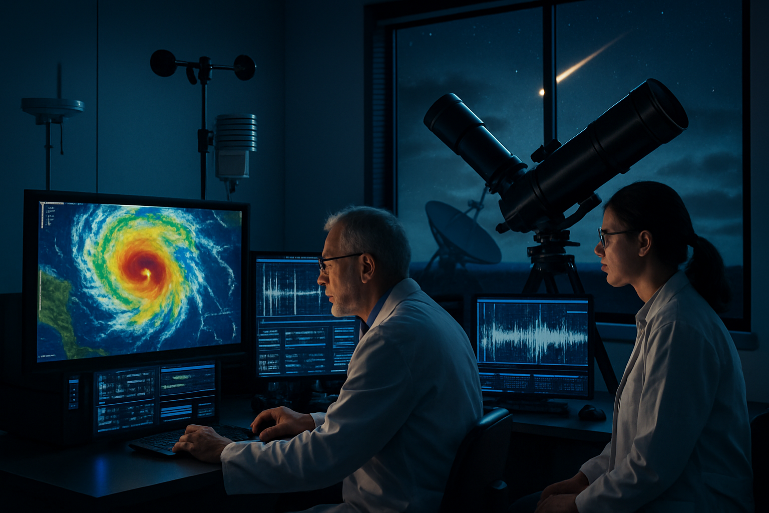 Revolutionary Weather Prediction Breakthrough and Meteor Discovery Mark New Scientific Era