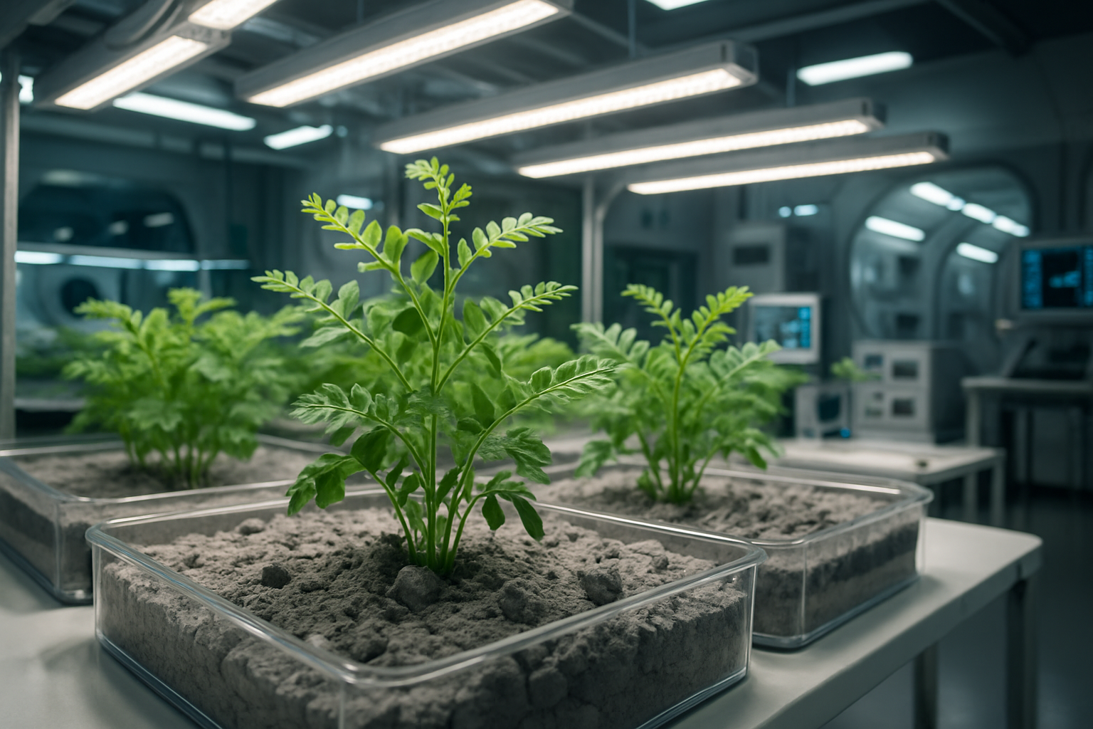 Scientists Successfully Cultivate Chickpeas in Simulated Moon Soil, Paving Way for Lunar Agriculture