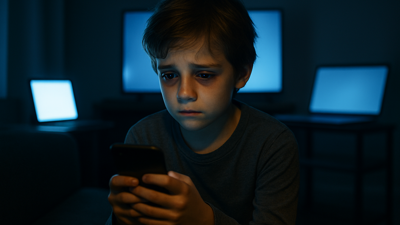 Four Hours of Daily Screen Time Increases Children's Depression Risk by 61 Percent, Major Study Reveals