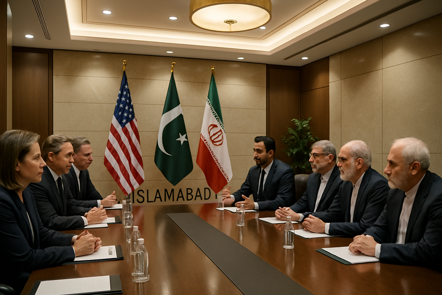 US Envoys Arrive in Islamabad for Critical Second Round of Iran Nuclear Talks Amid Security Lockdown