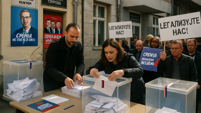 Serbian Municipal Elections Heat Up as Land Registration Dispute Sparks Protests in Zlatibor