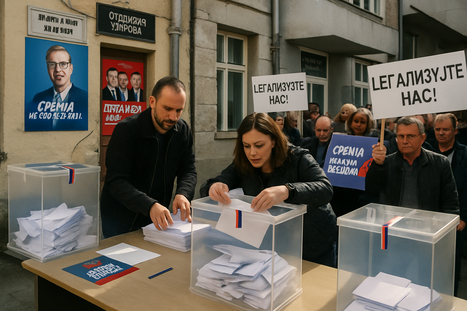 Serbian Municipal Elections Heat Up as Land Registration Dispute Sparks Protests in Zlatibor