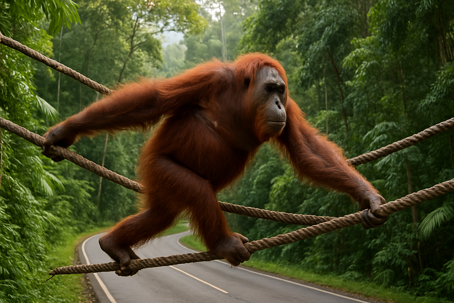 Wildlife Conservation Breakthrough: Colombia's Hippo Crisis and Indonesia's First Orangutan Bridge Crossing Mark Critical Conservation Moment