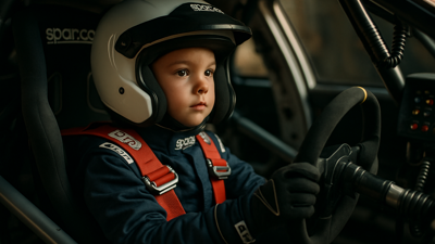 Seven-Year-Old Becomes China's Youngest Professional Rally Driver After Starting Racing Journey at Age One