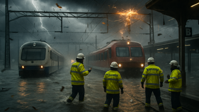 Storm Marta Brings Chaos as European Transport Networks Collapse Under Severe Weather Emergency