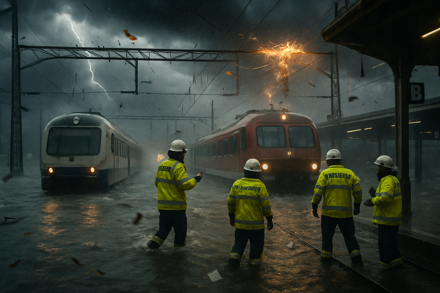 Storm Marta Brings Chaos as European Transport Networks Collapse Under Severe Weather Emergency