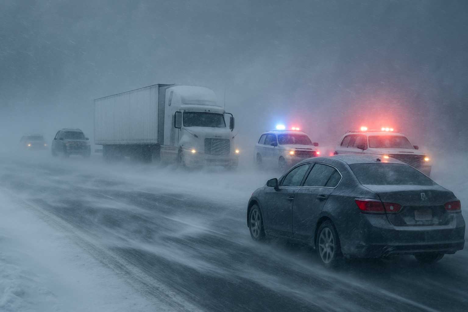 Massive Snowstorm Paralyzes Alberta as Vehicles Stranded for 15 Hours on Major Highways
