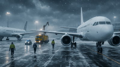 Severe Winter Weather Paralyzes Europe: Berlin Airport Closed, Schools Shuttered as Black Ice and Heavy Snow Disrupt Transportation