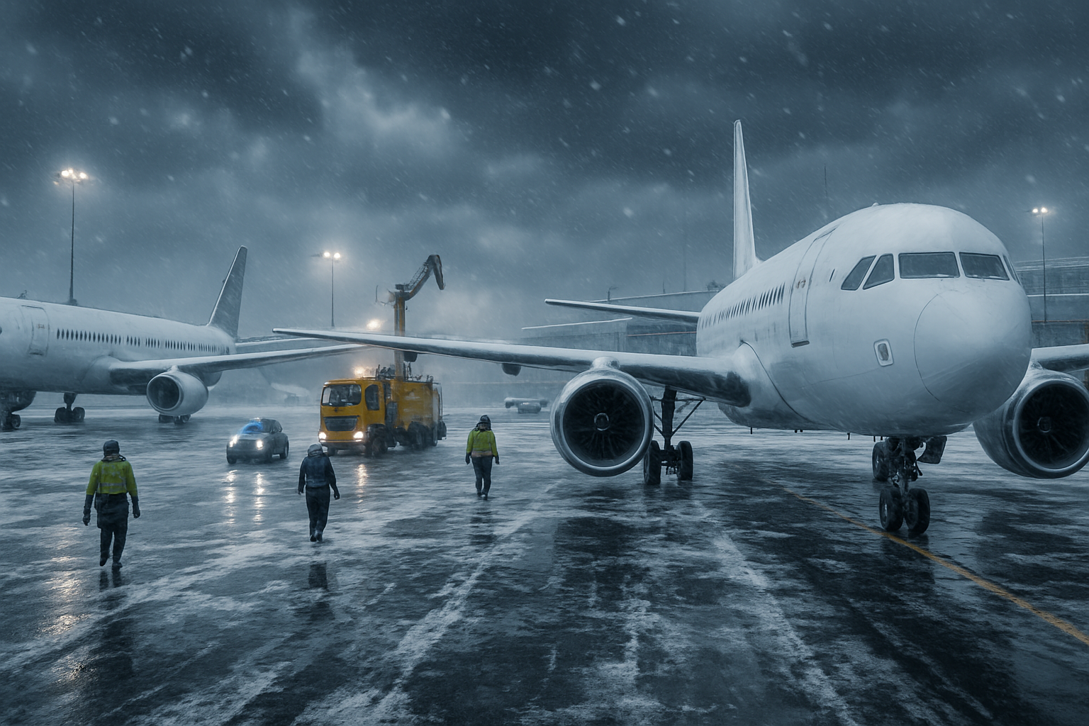 Severe Winter Weather Paralyzes Europe: Berlin Airport Closed, Schools Shuttered as Black Ice and Heavy Snow Disrupt Transportation