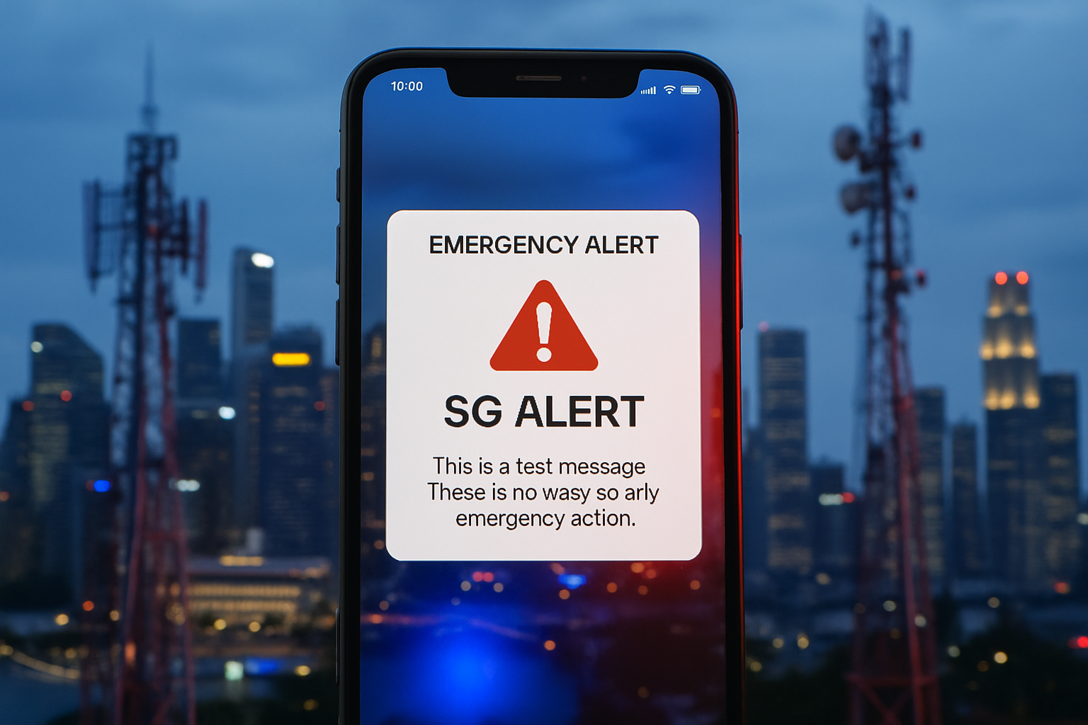 Singapore Launches Groundbreaking Mobile Emergency Alert System in May