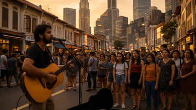From Stages to Streets: The Unique Culture of Busking in Singapore Through the Eyes of Veteran Performer Patrick Chng