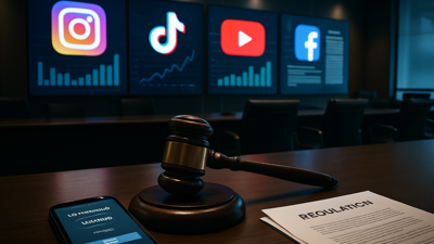 Social Media Giants Face Unprecedented Global Regulatory Crackdown as Governments Target Child Safety and Platform Design