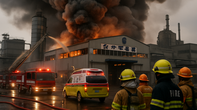Deadly Factory Fire in South Korea Kills 10, Injures 59 as Industrial Safety Crisis Deepens