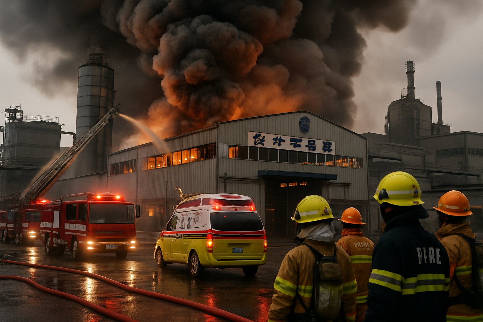 Deadly Factory Fire in South Korea Kills 10, Injures 59 as Industrial Safety Crisis Deepens
