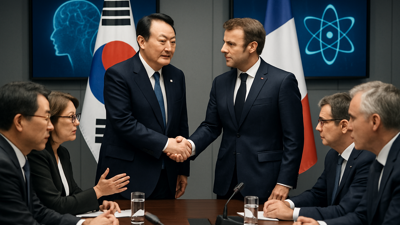 South Korea and France Forge Strategic Partnership in AI and Nuclear Technology as Macron Begins State Visit