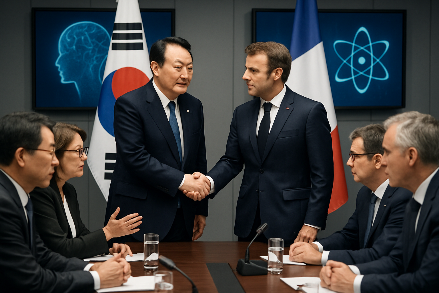 South Korea and France Forge Strategic Partnership in AI and Nuclear Technology as Macron Begins State Visit