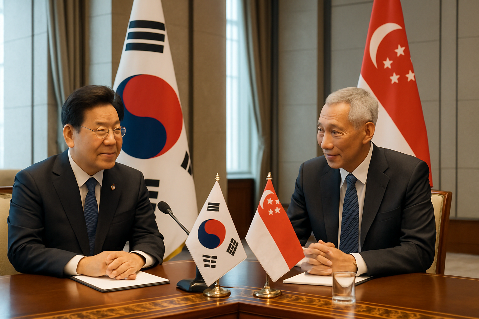 South Korea Navigates Complex Diplomatic Landscape as Lee Meets Singapore PM While Parliament Prepares Iran Crisis Session