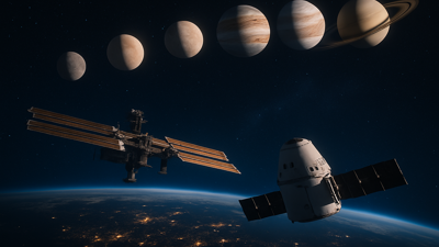 Six-Planet Alignment and Historic ISS Mission Mark February's Space Renaissance