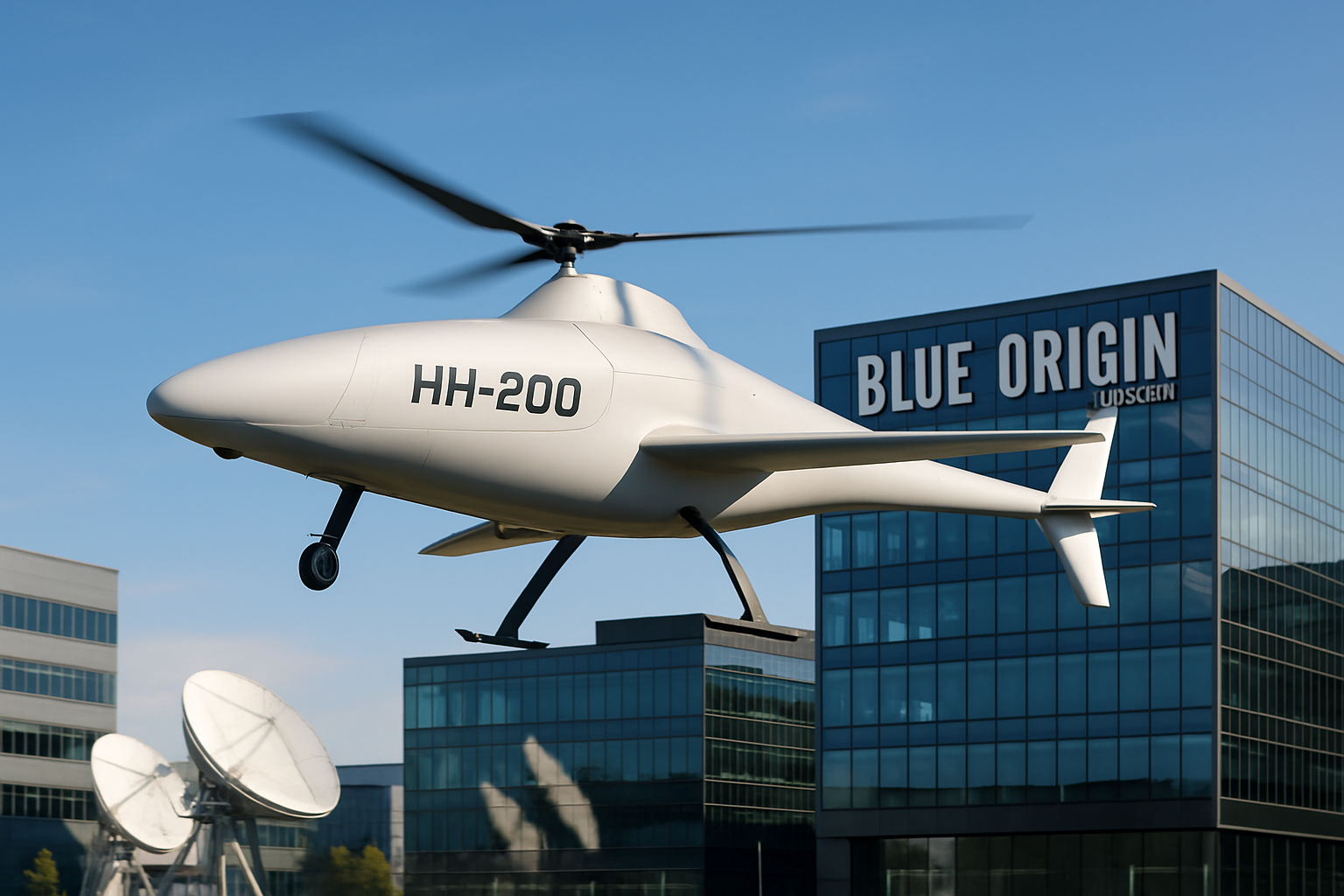 Blue Origin Expands to Luxembourg as China's HH-200 Drone Completes Historic First Flight