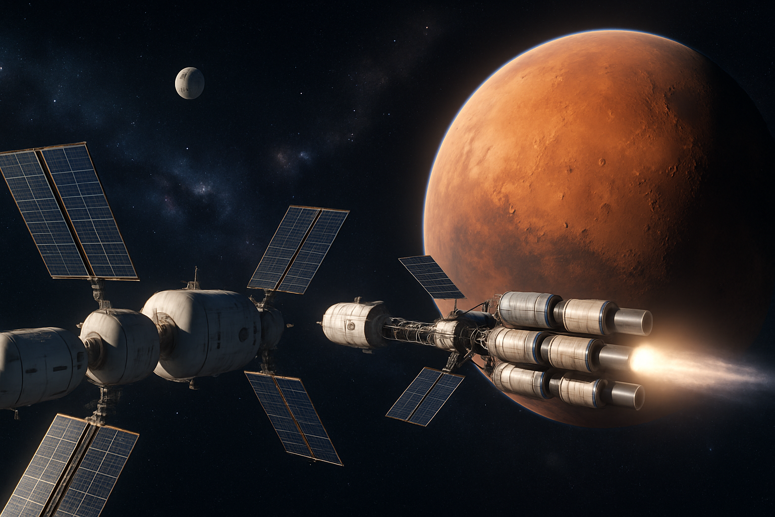 Nuclear Mars Mission and Billion-Year Lunar Ice Discovery Mark New Era in Space Exploration