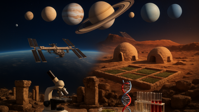 Space Exploration Golden Age: From Planetary Alignments to Mars Agriculture Breakthroughs