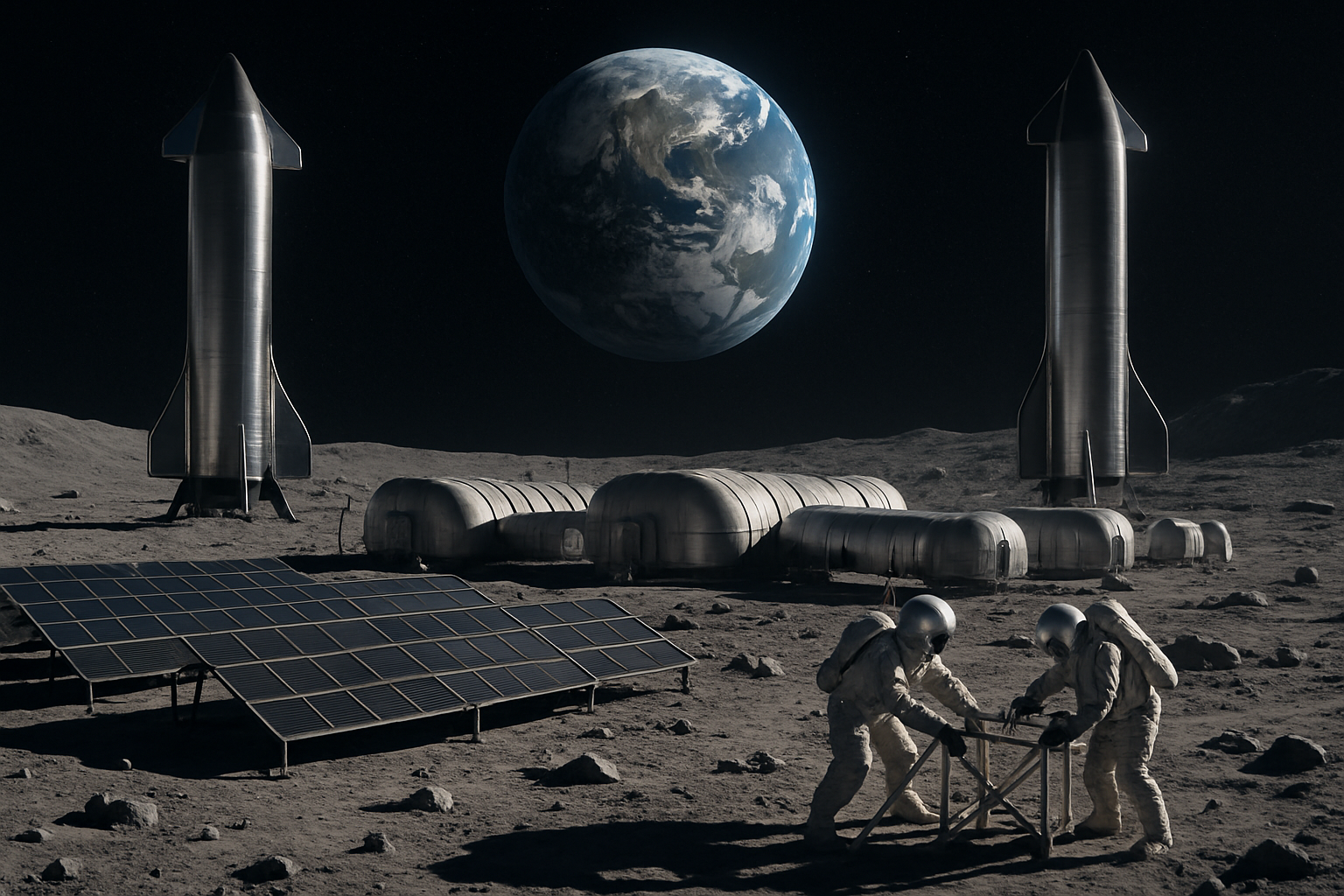 SpaceX Shifts Focus from Mars to Moon Colonization: Musk Announces Lunar City Vision Within a Decade