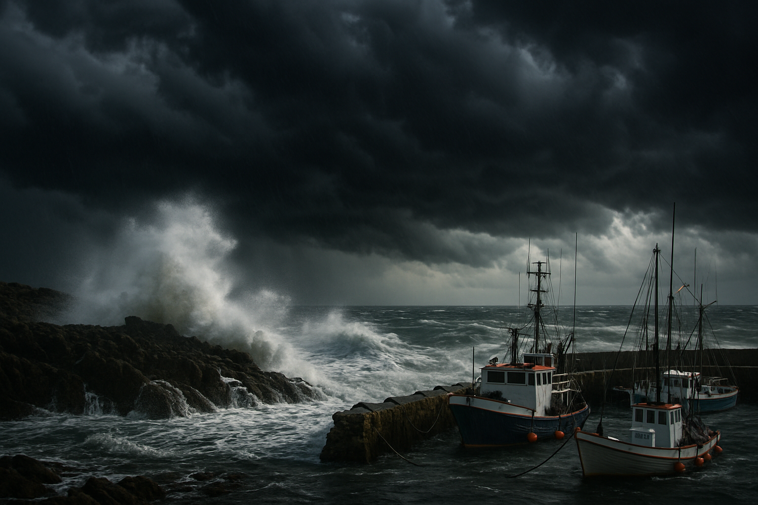 Storm Dave Batters Europe with 90 mph Winds as Easter Weekend Faces Weather Emergency