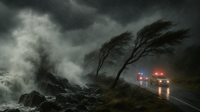 Storm Dave Unleashes Chaos Across Northern Europe: Fourth Named Storm of 2026 Brings 90 MPH Winds During Easter Weekend