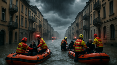 Storm Leonardo Batters Europe: Devastating Floods Force Evacuations and Election Postponement