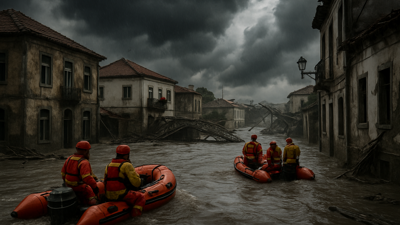 Storm Leonardo Devastates Iberian Peninsula as Political Crisis Looms Over Portugal's Election