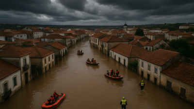 Storm Leonardo Forces Mass Evacuations Across Portugal and Spain as Death Toll Rises to 35