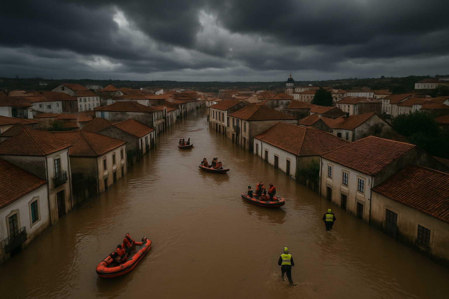 Storm Leonardo Forces Mass Evacuations Across Portugal and Spain as Death Toll Rises to 35