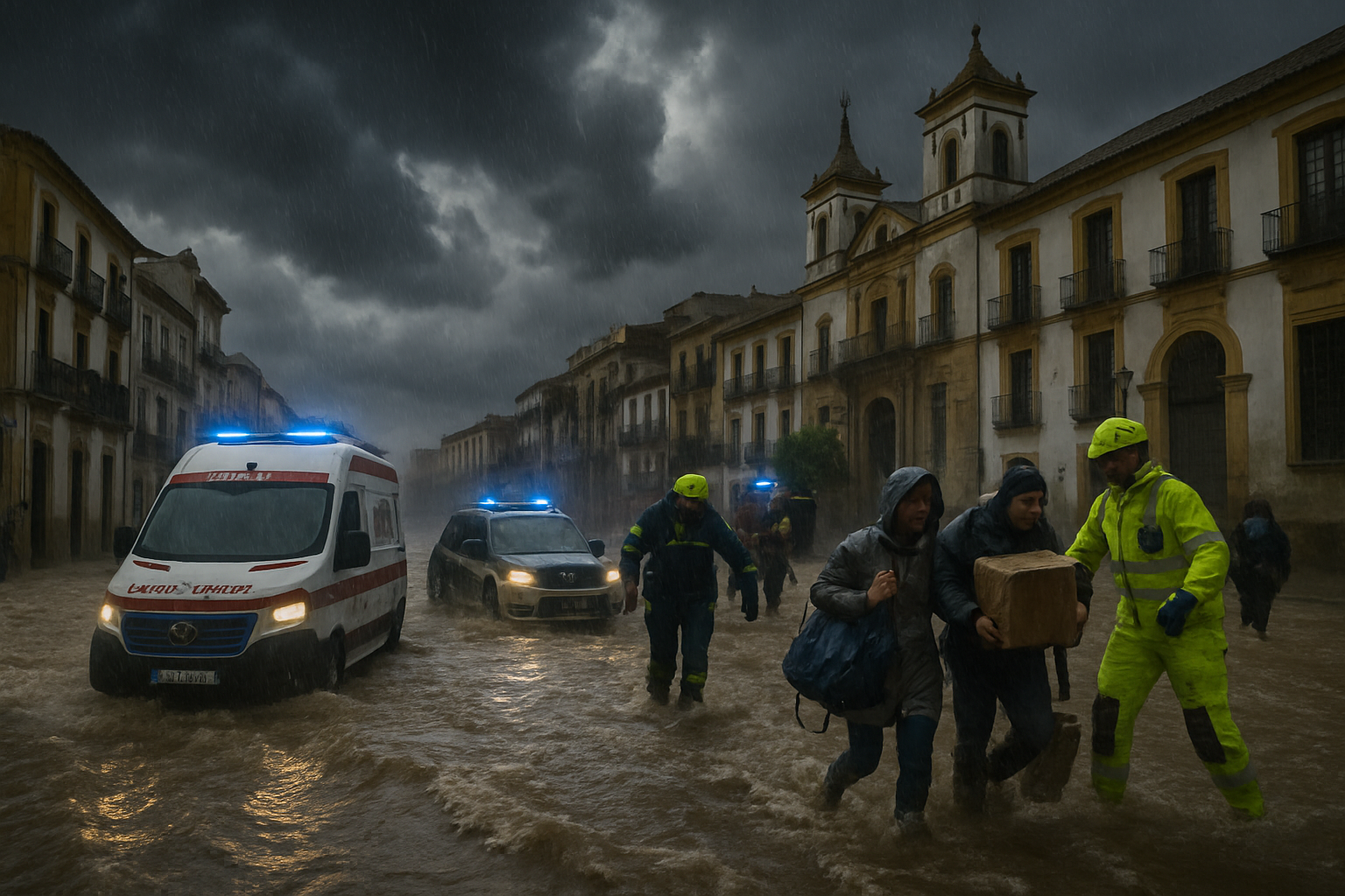Storm Leonardo Devastates Spain: 3,500 Evacuated as Flooding Ravages Andalusia