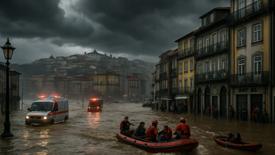 Storm Leonardo Devastates Portugal: Rivers Overflow as Government Extends Emergency Status