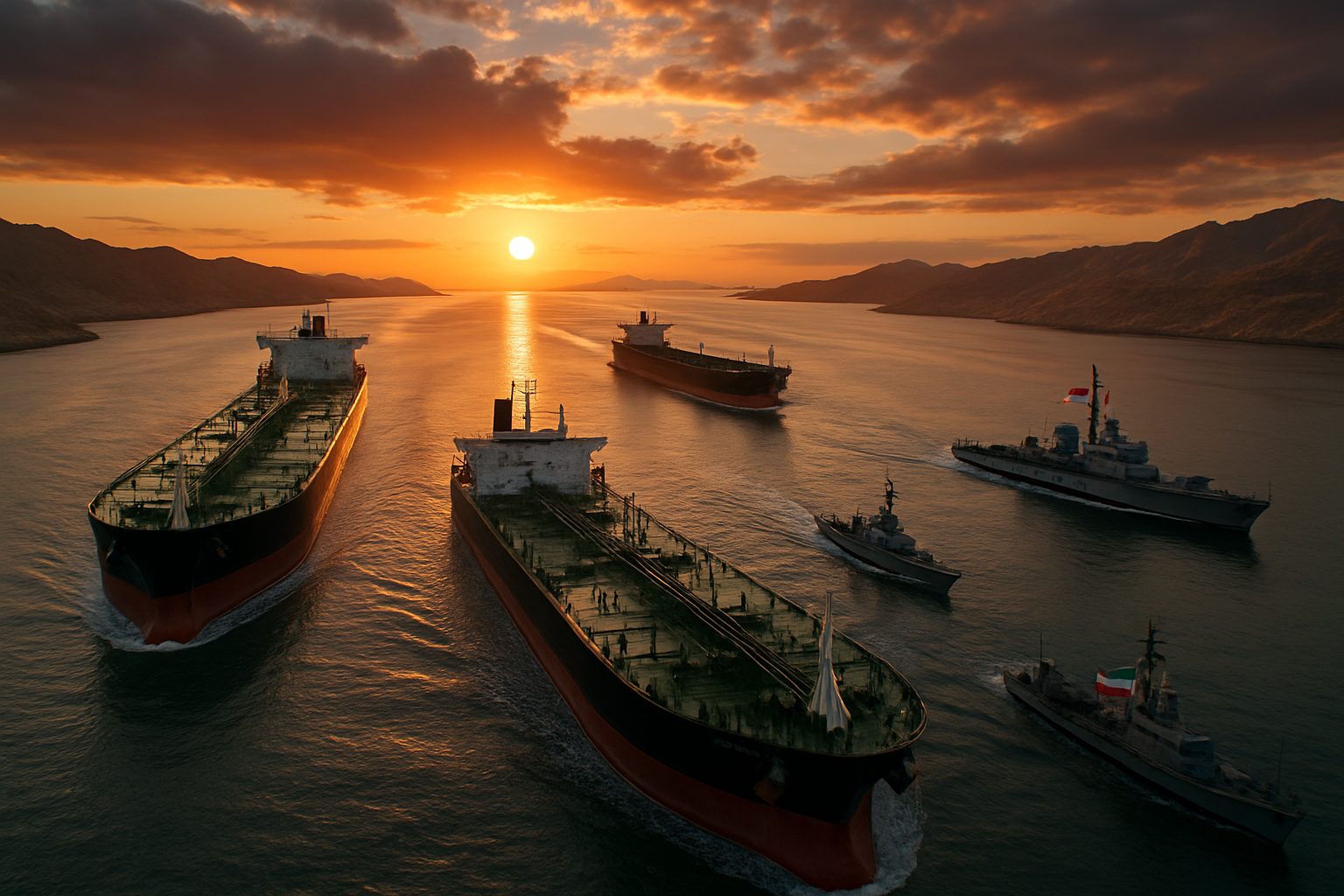 Ships Navigate Perilous Strait of Hormuz as Iran Controls Access Amid Ongoing Conflict